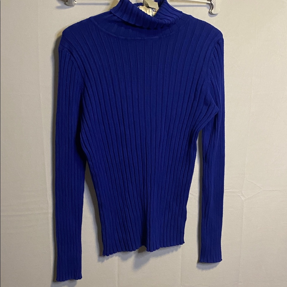 George Vibrant Blue Knit Top